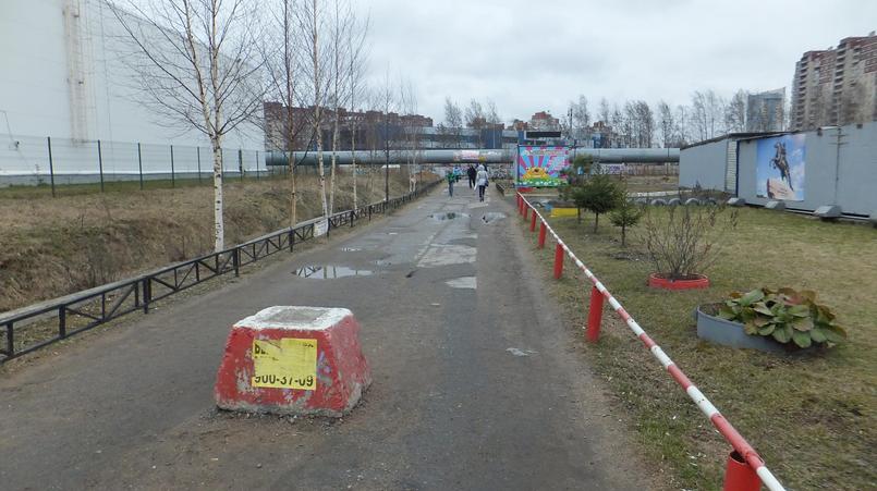 Проблемная дорожка в Приморском районе. Фото: gorod.gov.spb.ru