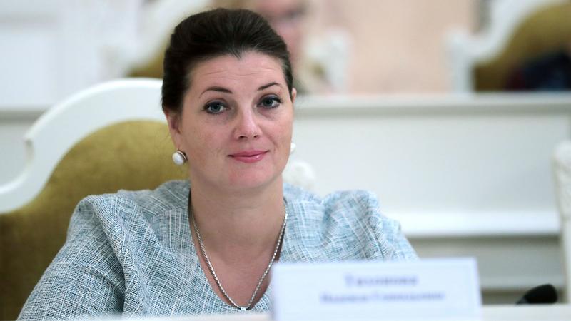 Надежда Тихонова  Фото: пресс-служба ЗакСа Санкт-Петербурга