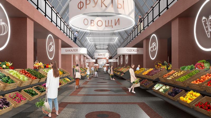 Проект реконструкции Сытного рынка  Фото: пресс-служба администрации Петроградского района