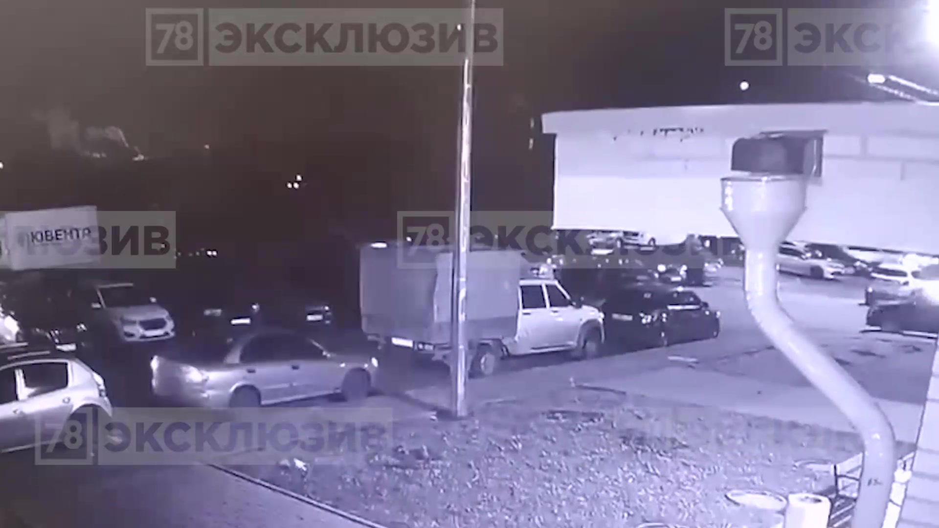 Появилось видео взрыва газовой трубы в Колпино