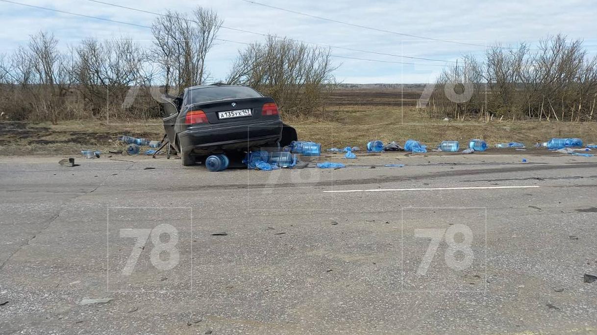 Молодой водитель BMW погиб после ДТП с «Газелью» в Ленобласти — видео