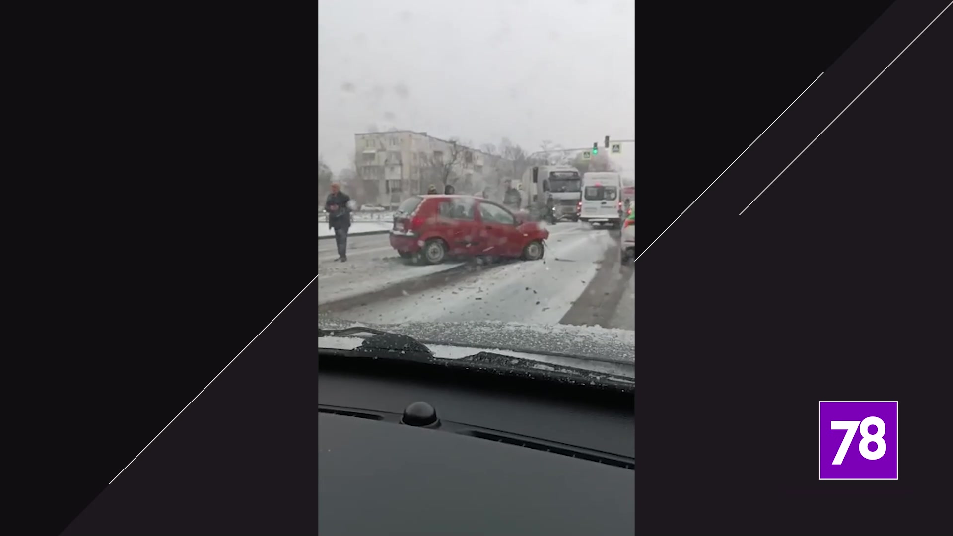 Три человека пострадали в ДТП на Народного Ополчения