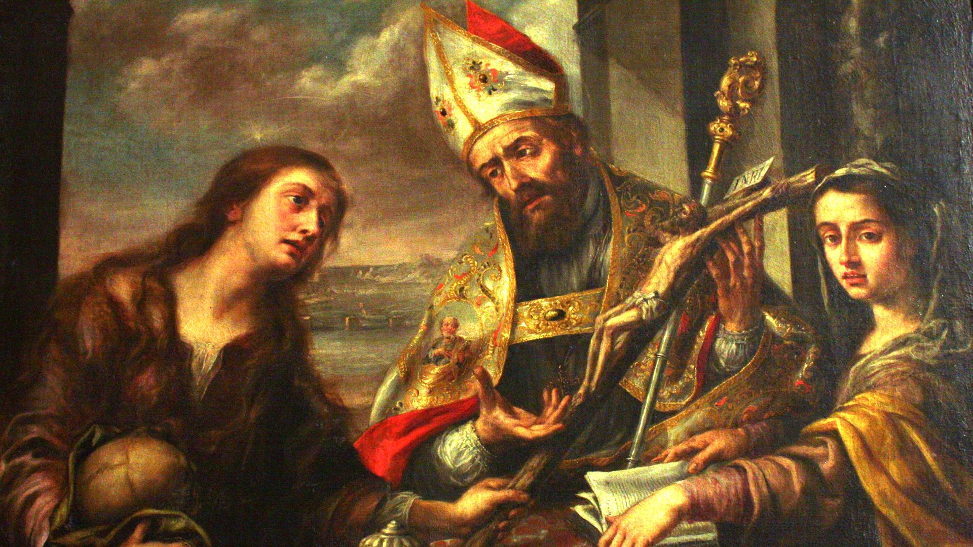 Святой Лазарь с Марией Магдаленой и Марфой из Вифании  Фото: общественное достояние