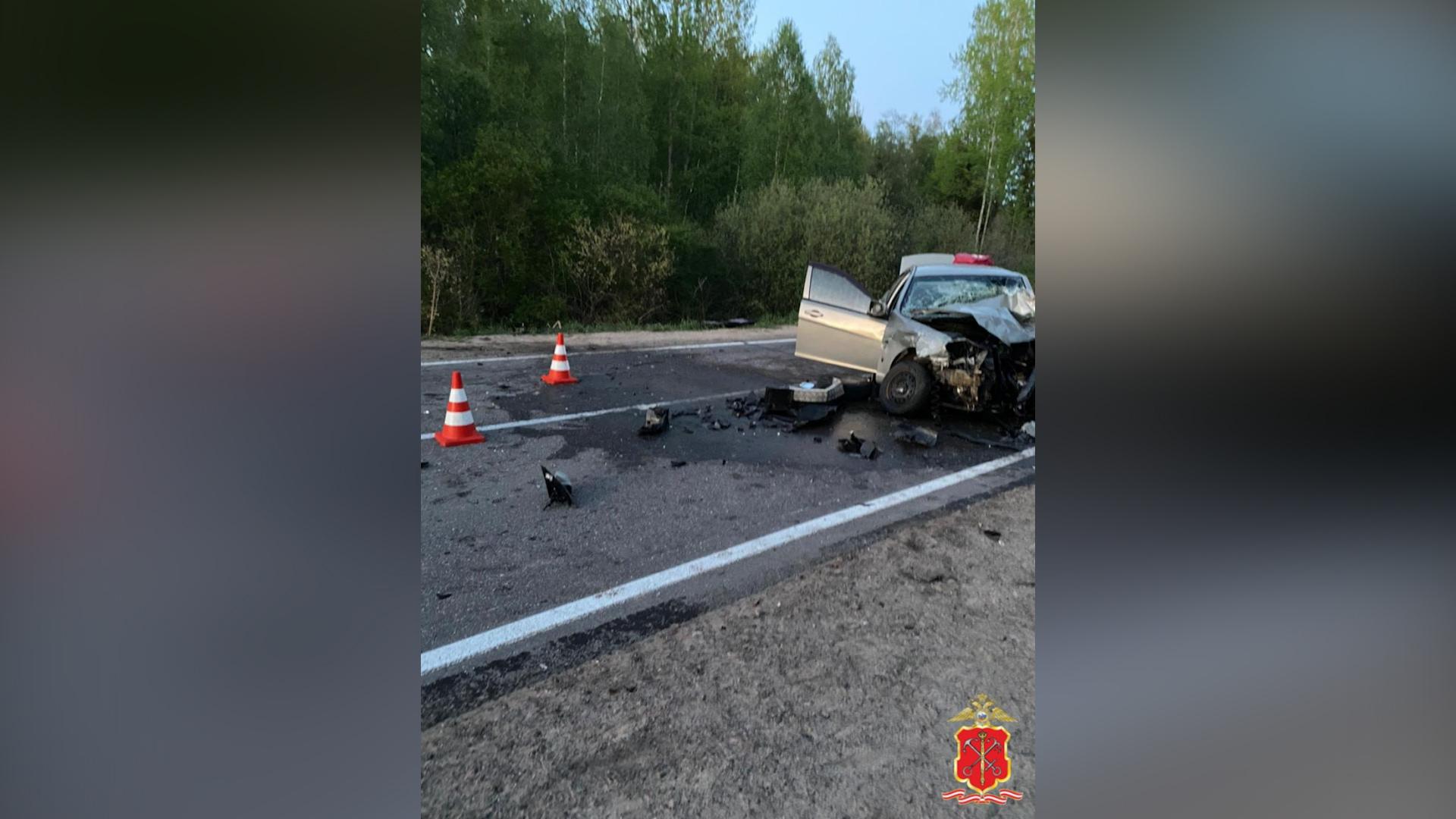 Два водителя погибли, трёхлетний ребёнок пострадал в аварии в Лужском районе  Ленобласти