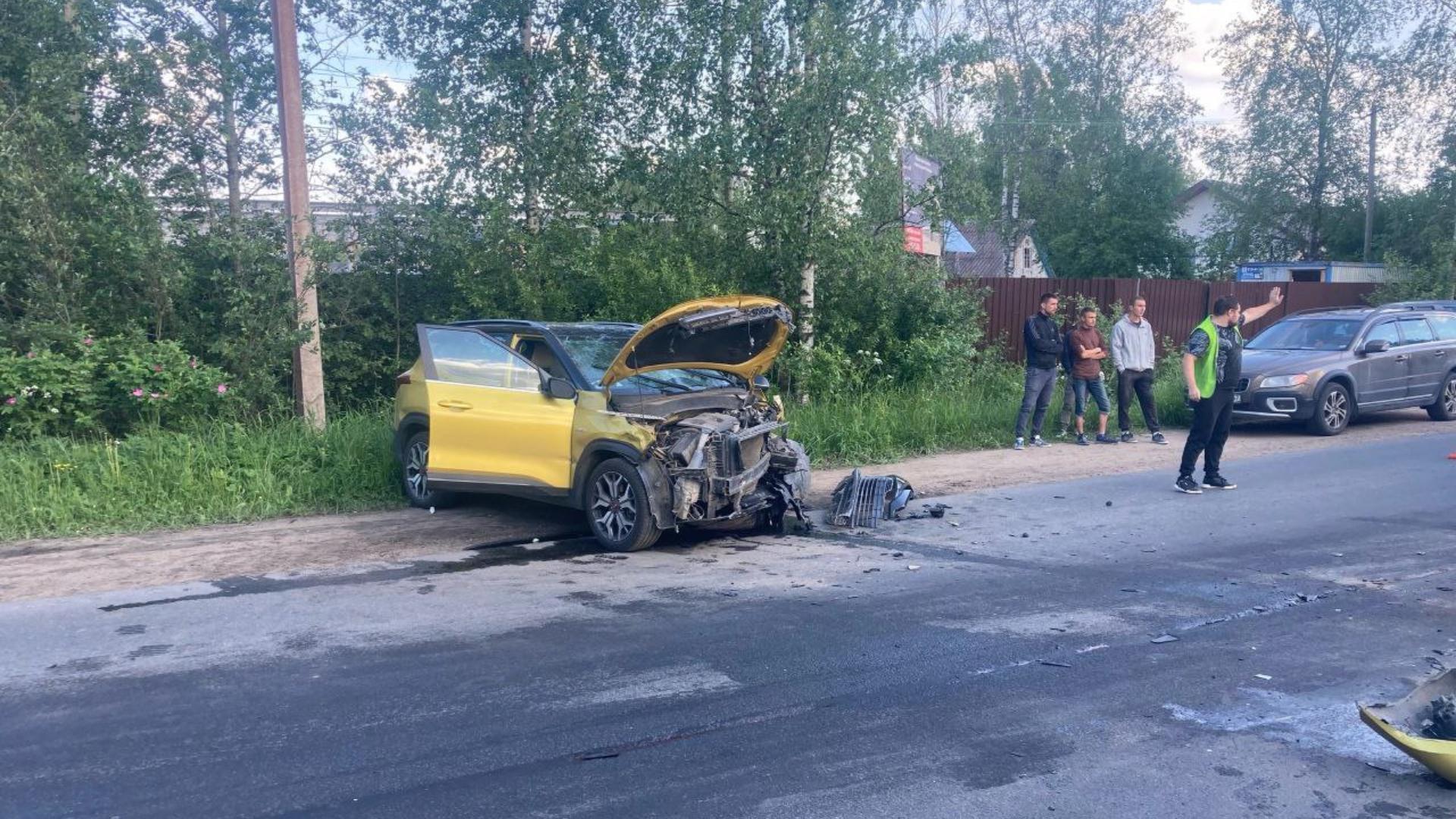 Роковое столкновение двух машин произошло во Всеволожском районе