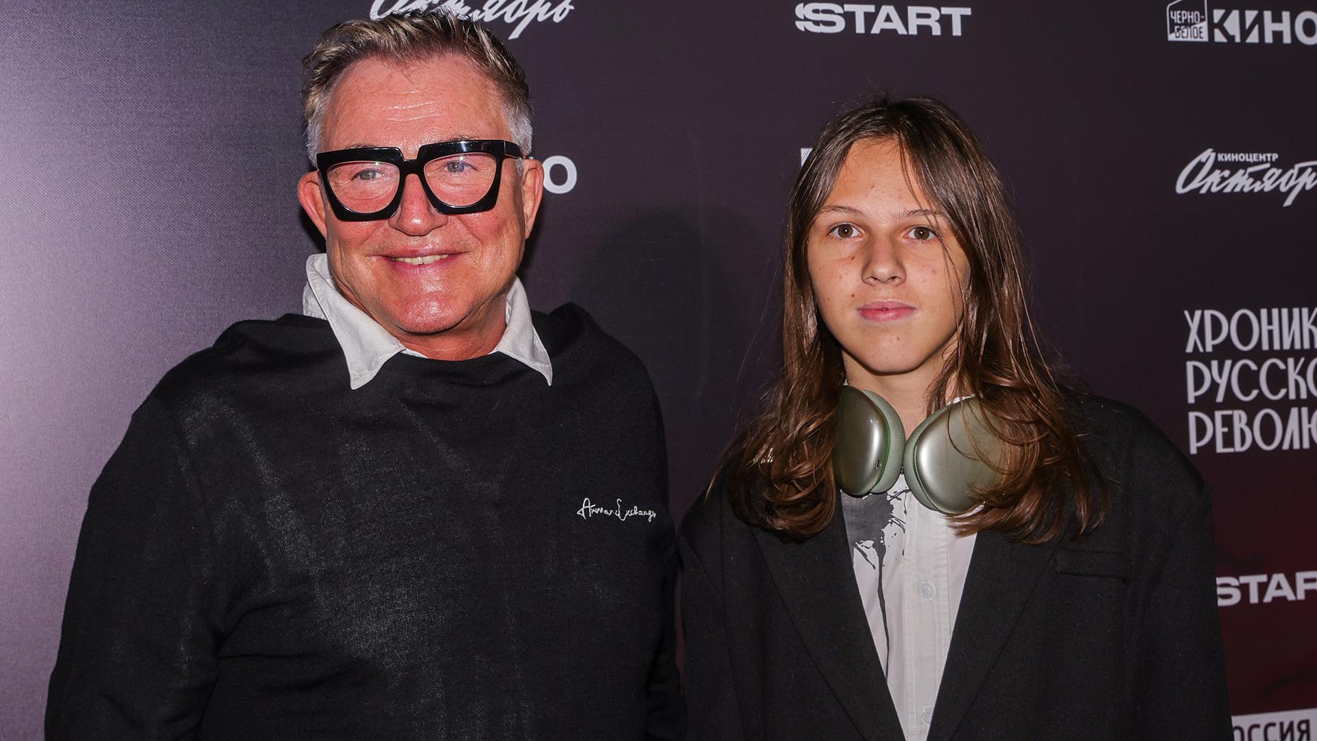 Дмитрий Дибров с сыном  Фото: Shatokhina Natalia globallookpress.com