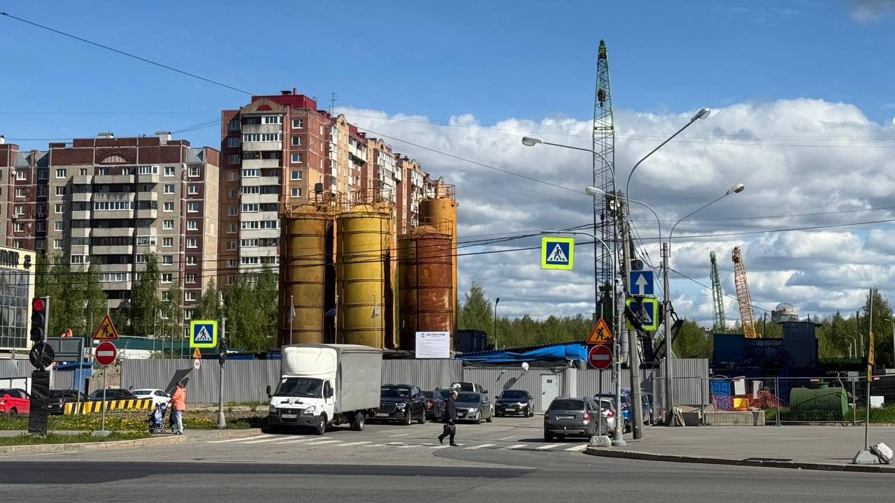 Строительство станции метро «Богатырская» Фото: t.me podzemnik_spb