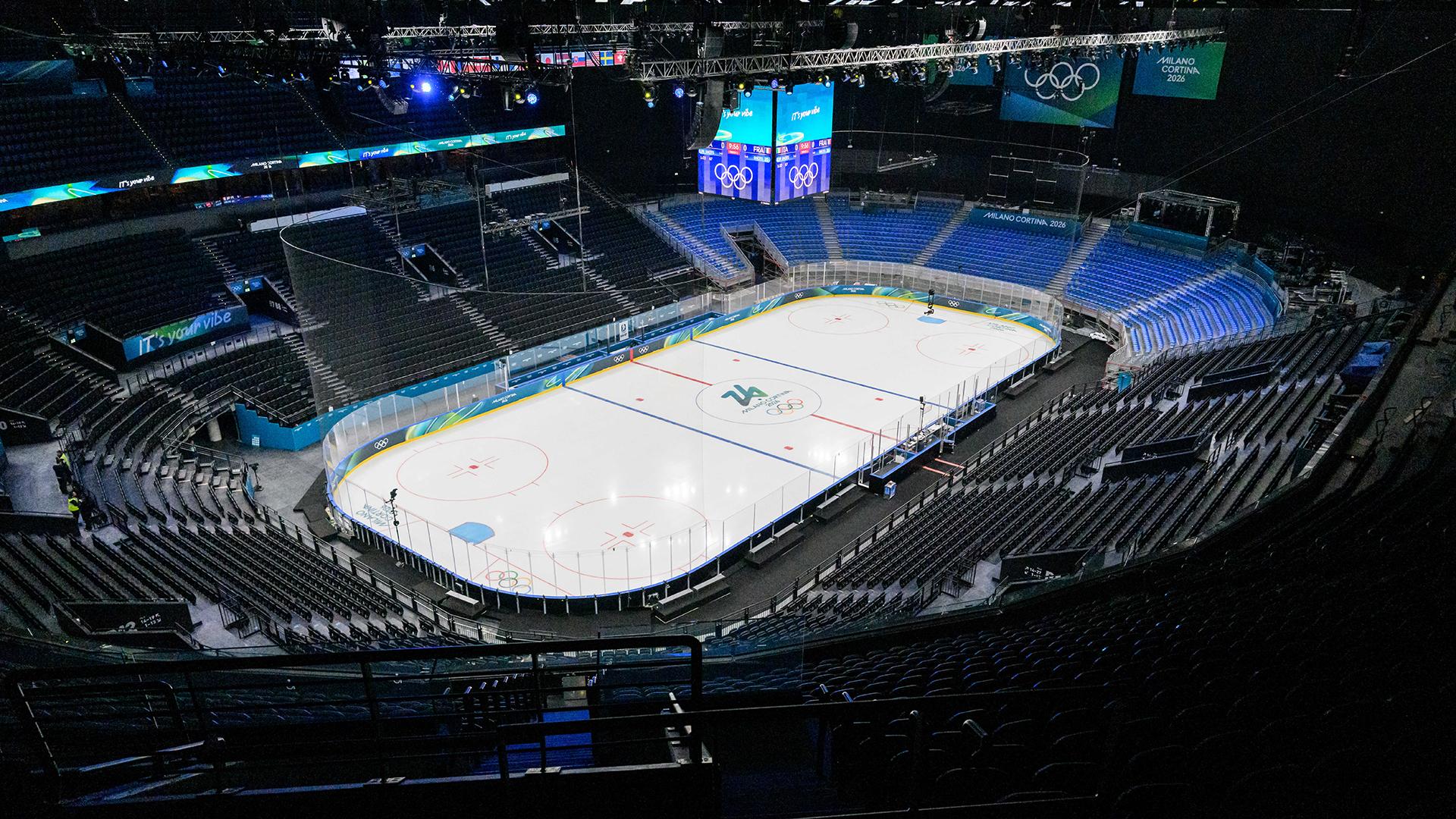 Хоккейная арена «Санта-Джулия» в Милане  Фото: Carl Sandin globallookpress.com