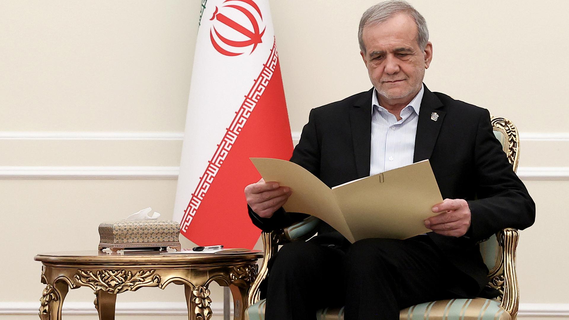 Масуд Пезешкиан Фото: Iranian Presidency Office apaim Keystone Press Agency globallookpress.com