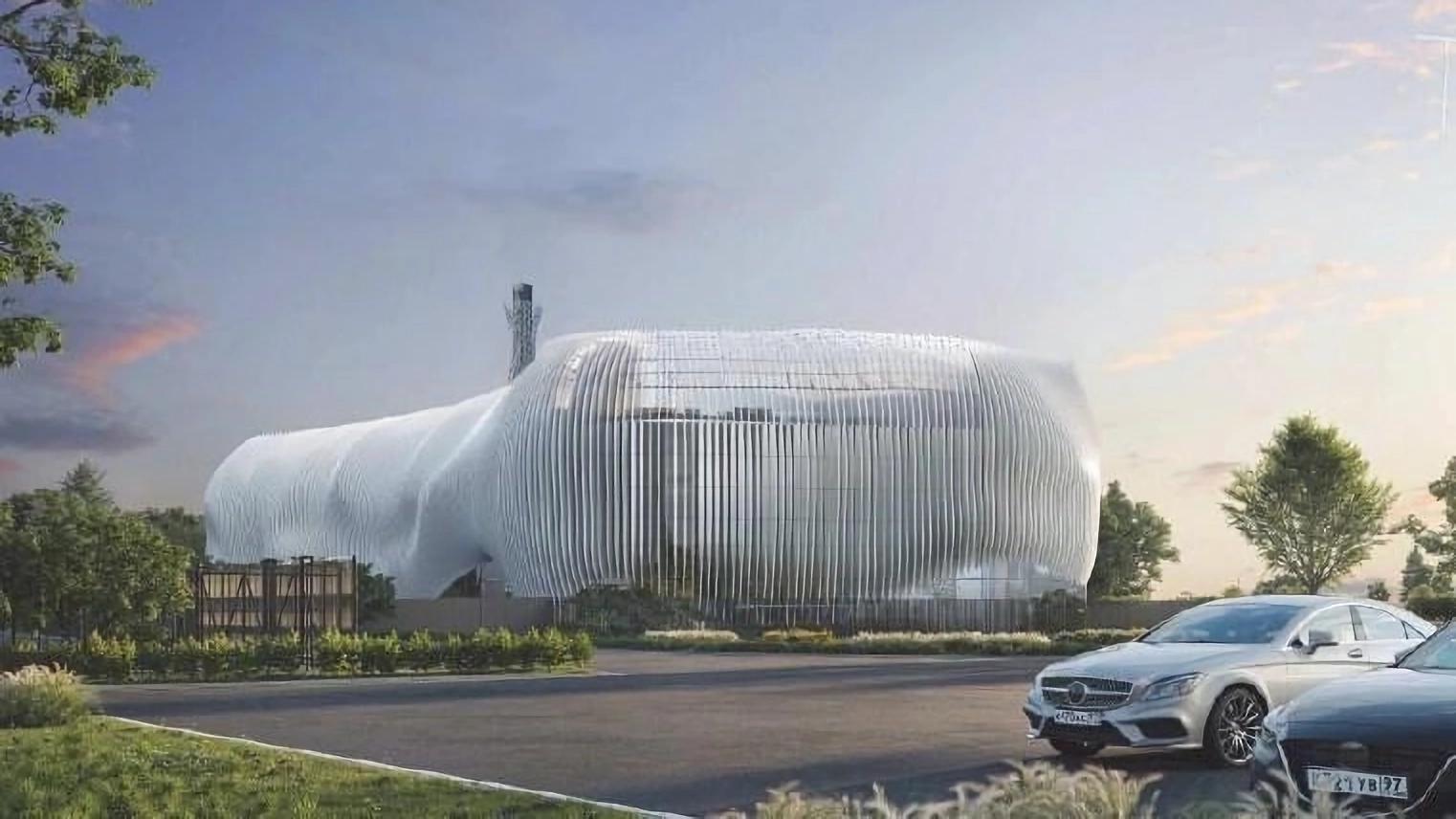 Внешний облик энергетического центра  Фото: Комитет по инвестициям Санкт-Петербурга