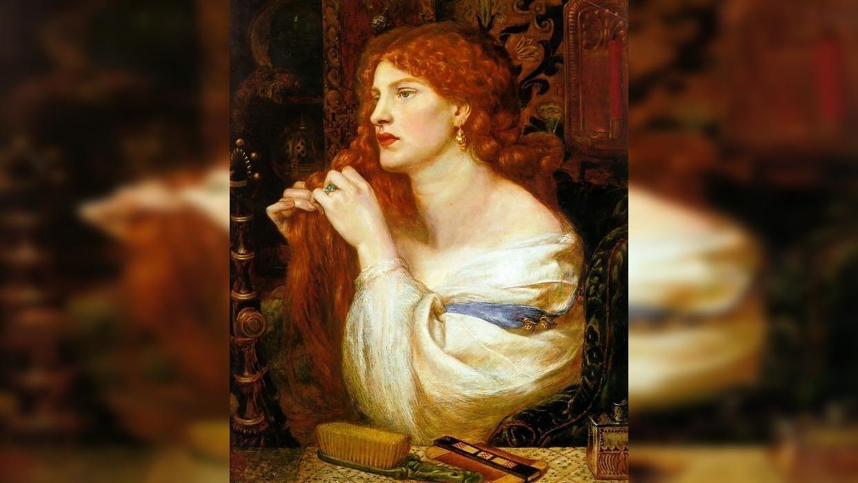Картина Данте Габриэля Россетти «Возлюбленная Фацио» pinterest.com
